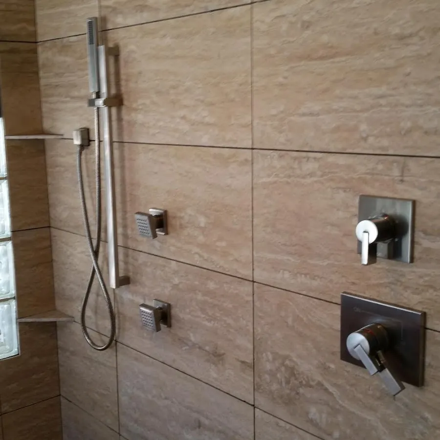 Shower fixture installation for Water Heater Replacement in Shelby